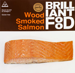 wood smoked salmon